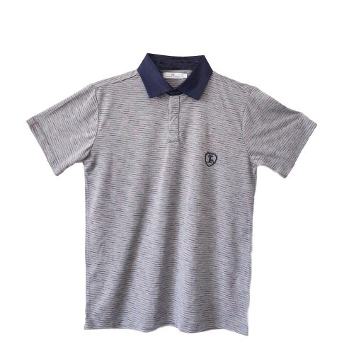 Men's Polo Collar Grey T-Shirt