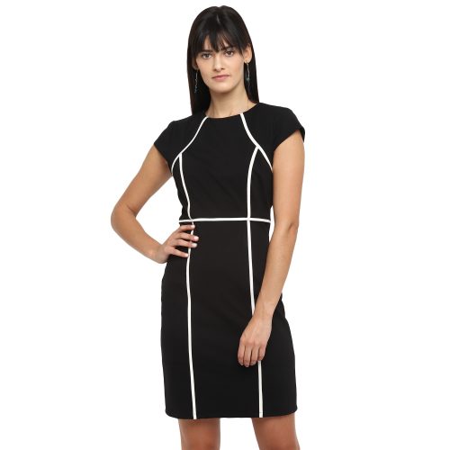 Black Ponti Dress