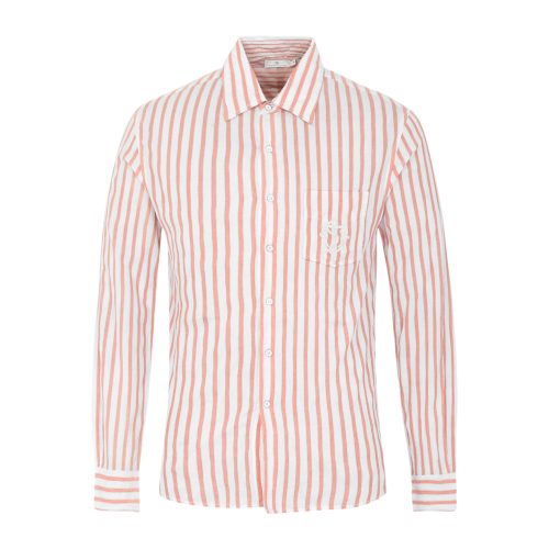 An Orange Stripe Shirt